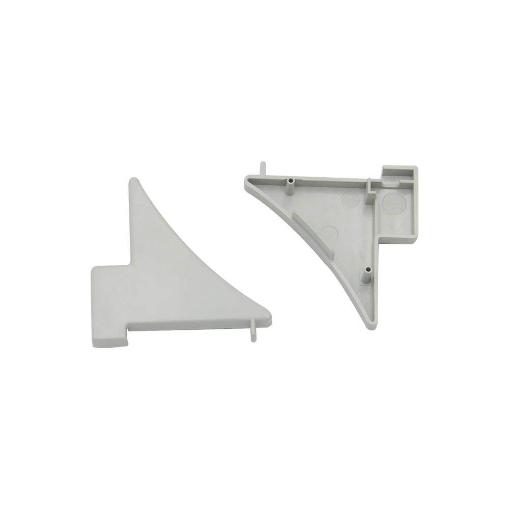 Aluminum Channel For Edge Lit Glass Shelf - End Cap