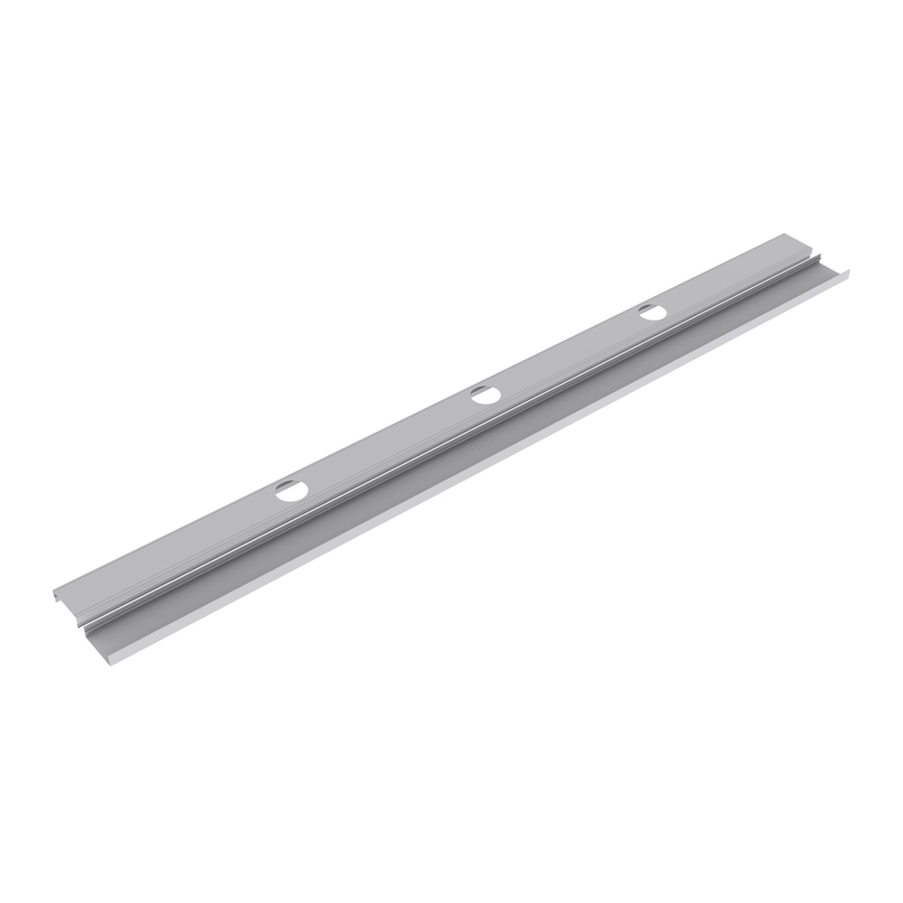 6.4 ft Aluminum Mounting Track for Permanent Addressable RGB Holiday Lights – Durable, Sleek White Finish, Outdoor Installation