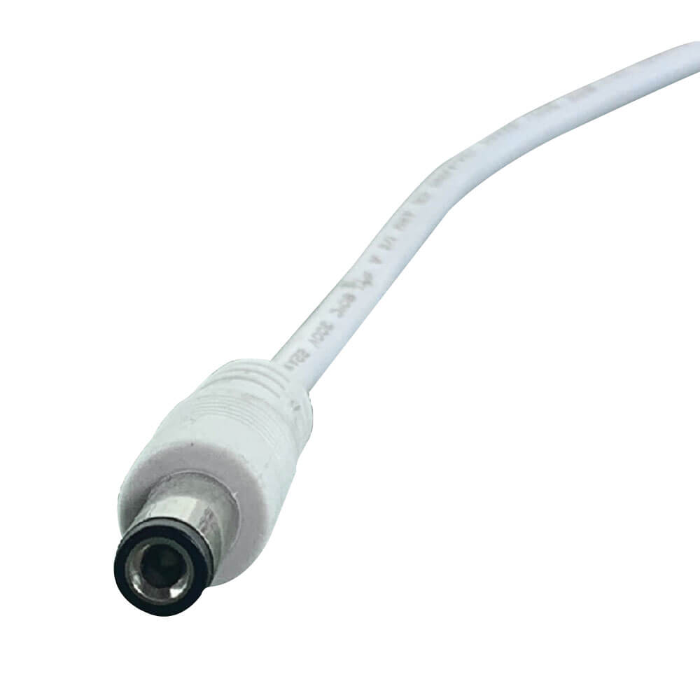 3.5mm 12V DC Plug Twist Lock with 5" Pigtail – Male Connector