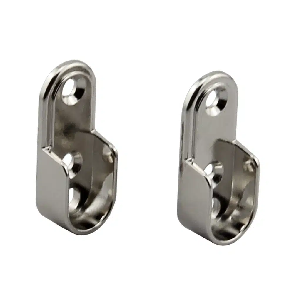 Closet Rod Aluminum Channel End Cap