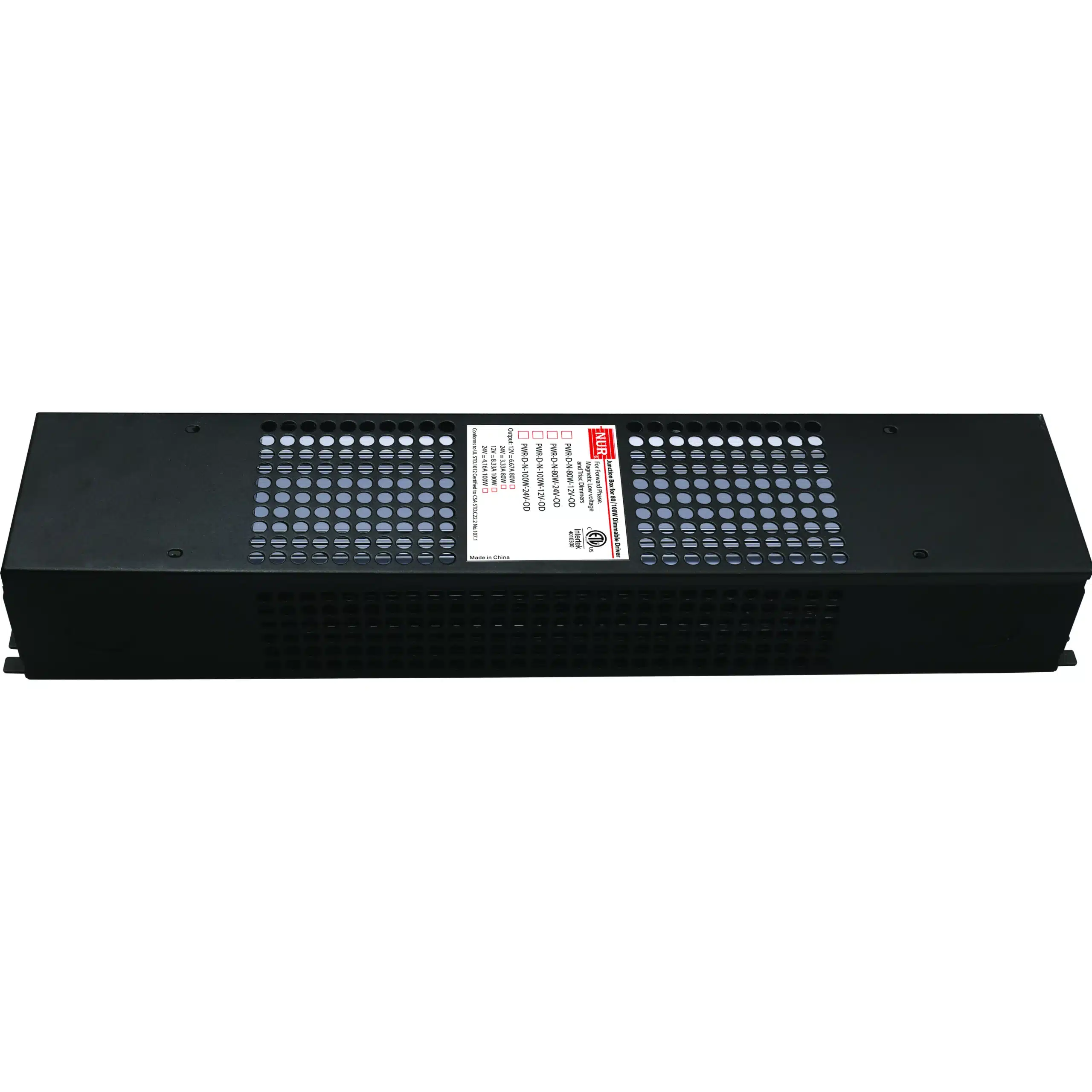 ETL Listed Junction Box for 80W LED Power Supply