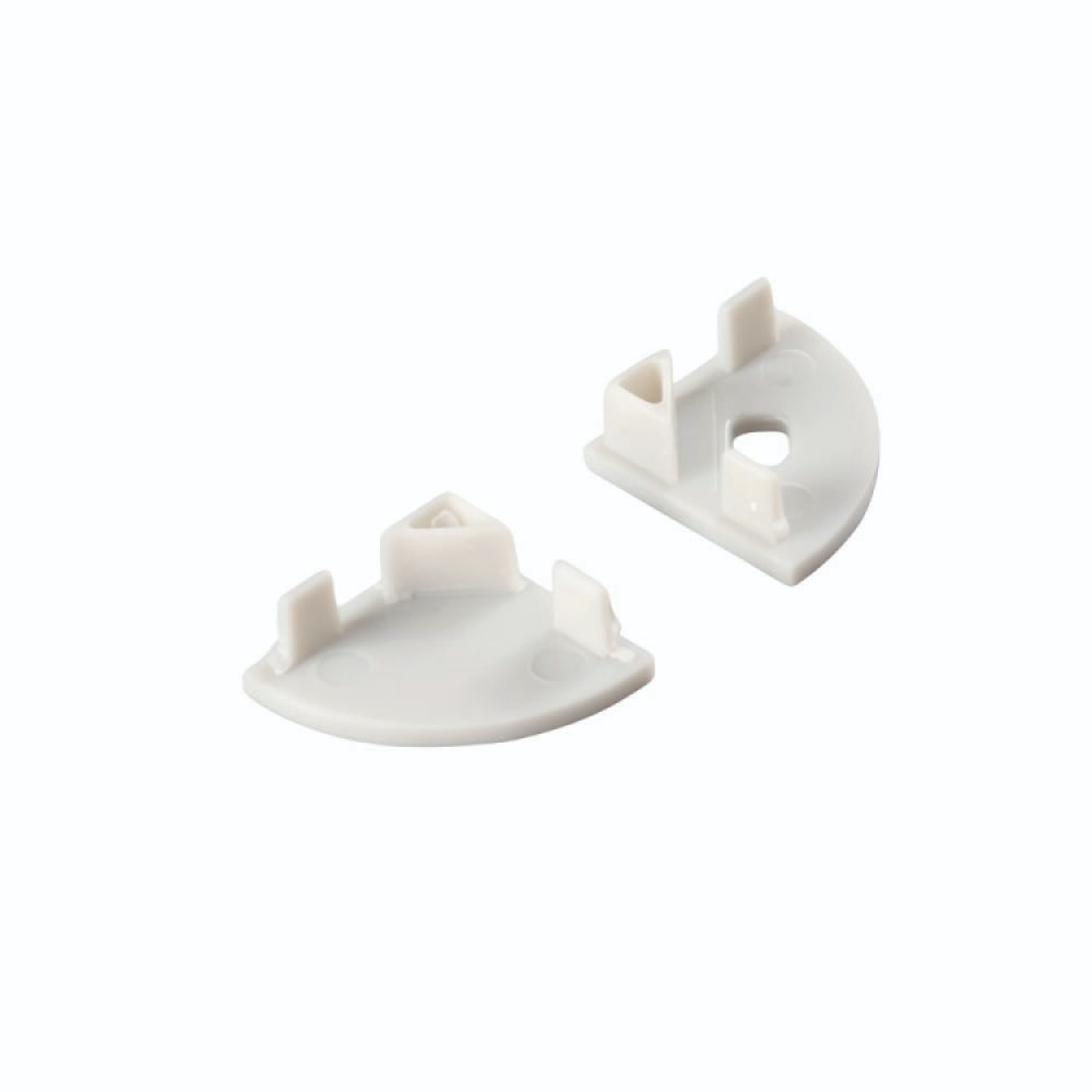 End Cap for Corner Quarter Round Aluminum Channel