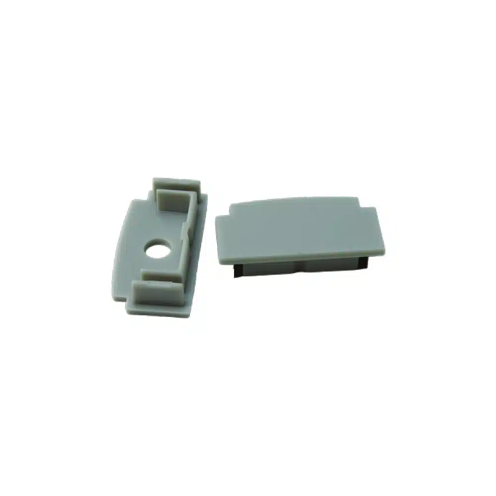 End Caps for Wide Recessed Aluminum Channels