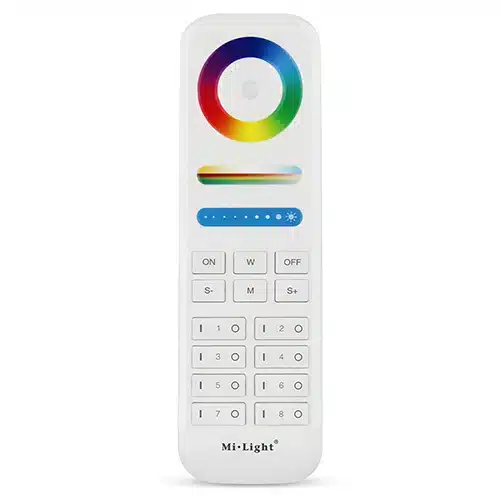 RGB+CCT 8 Zone Remote