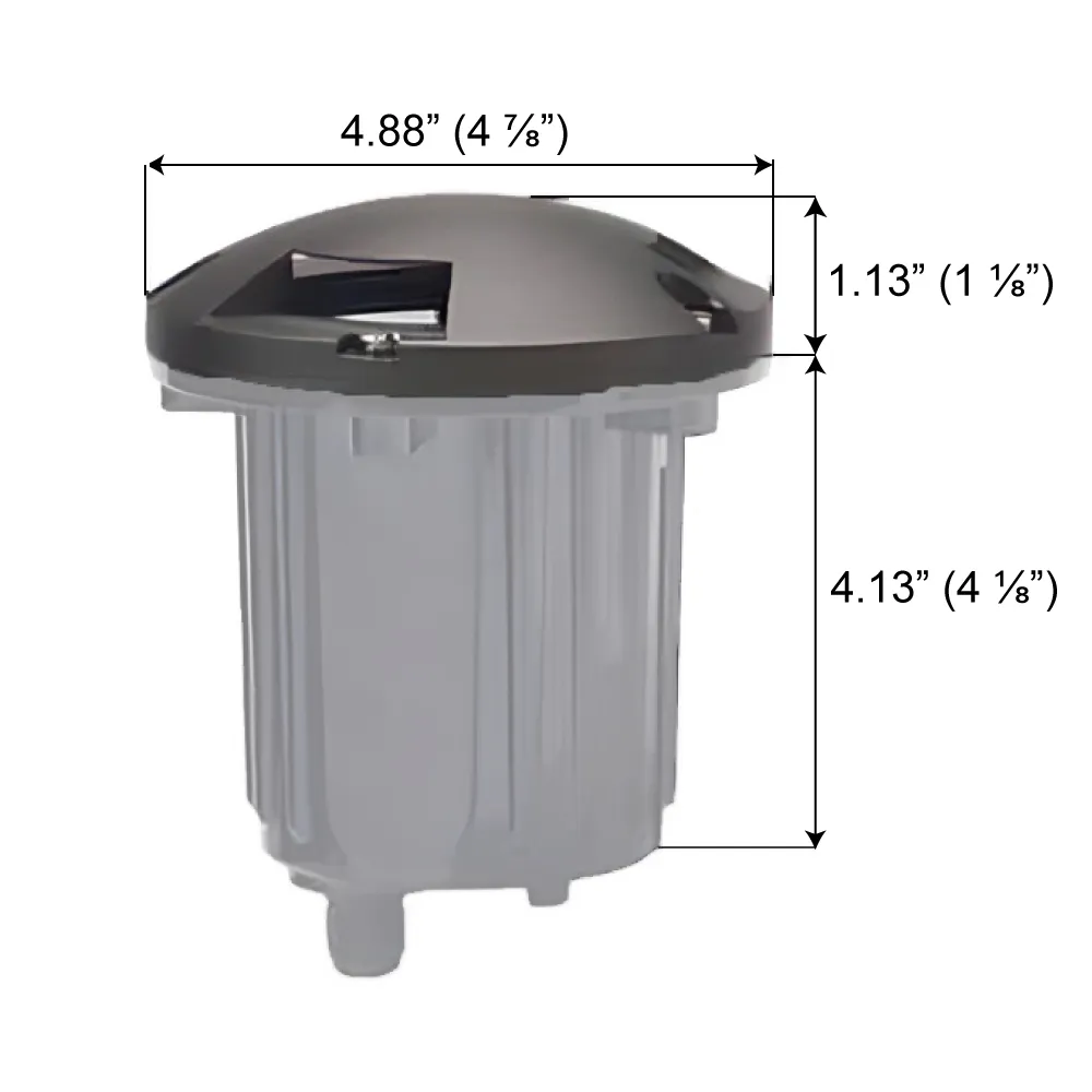 3 Directional Turret Top for Inground Light – Landscape Light Fixture - Image 5