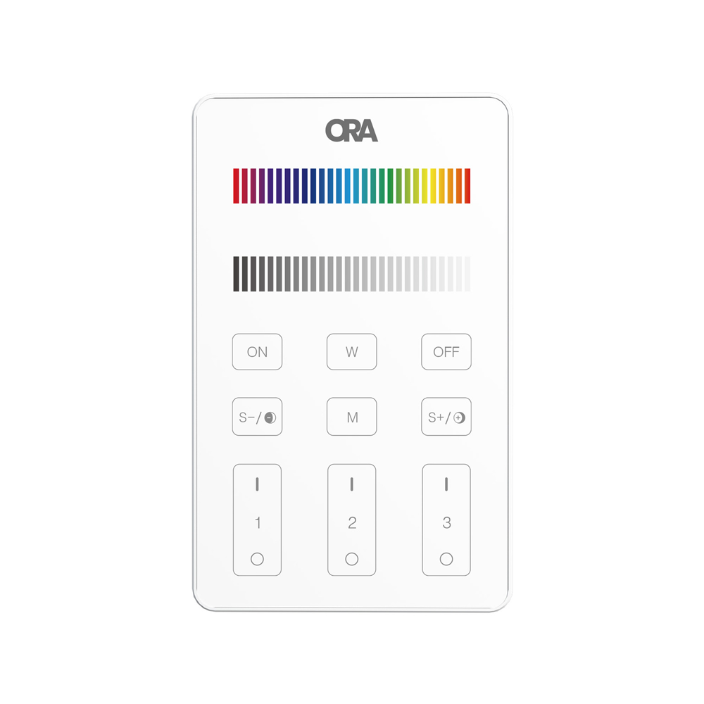ORA RGB+CCT LED Panel Remote - 2.4GHz RF Wireless Touch US