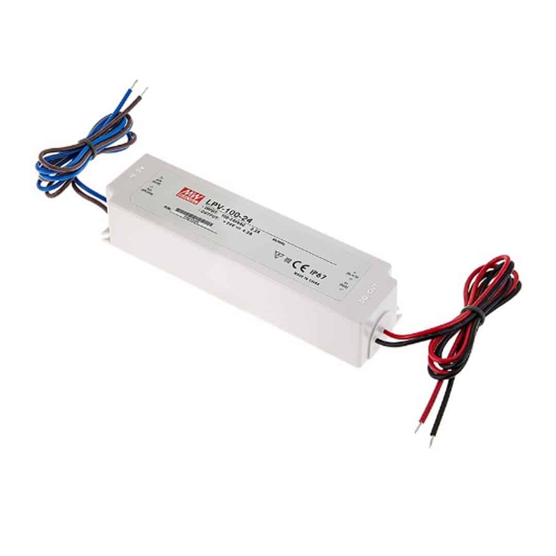 100W 24v DC Outdoor LED Power Supply - MW