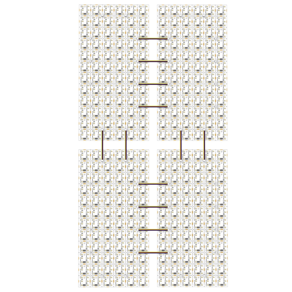 RGBCB Selectable LED Light Sheet, 1ft x 2ft, 2"x2" segments, High CRI, Flexible, and Cuttable with 3M Adhesive, Signage, Hotels, Clubs, Bars - Image 2