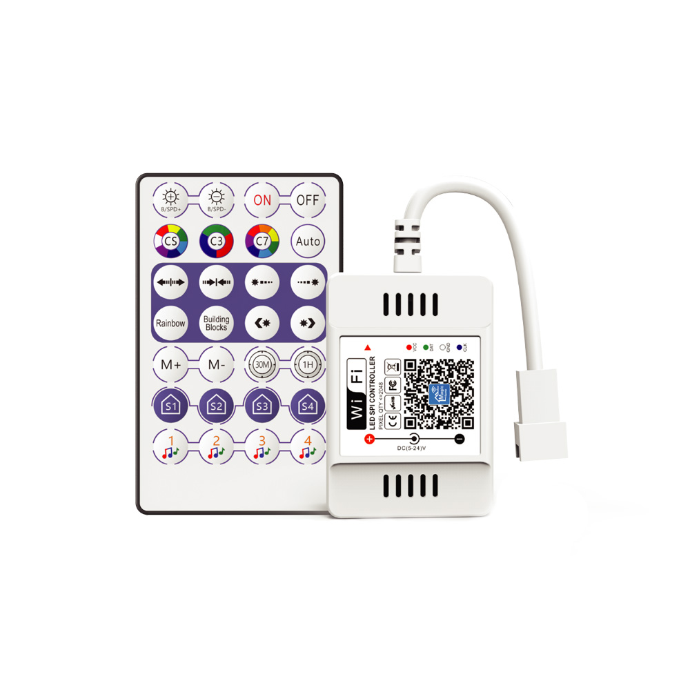 SPI Music Wi-Fi addressable LED Controller