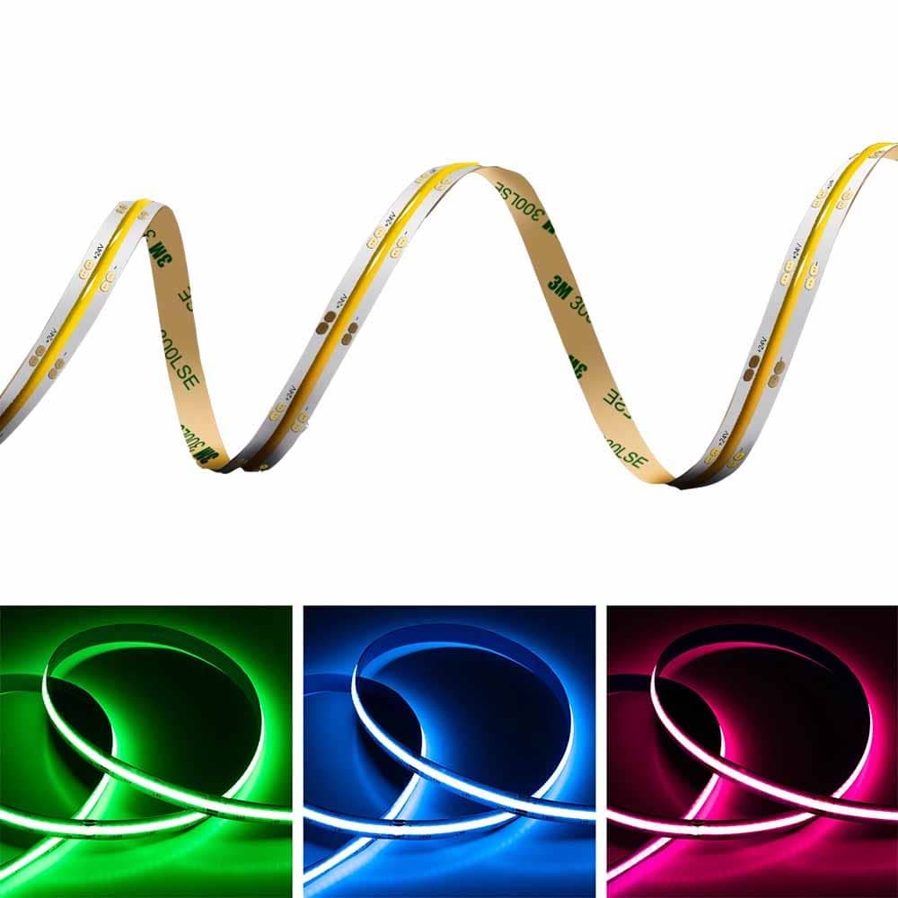 RGB 32ft 4.4w/ft 24v COB Dotless LED
