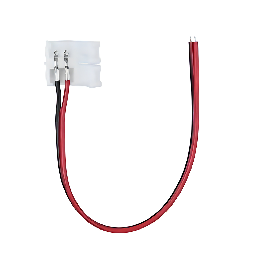 Single Color Bare Connector – Indoor, 10mm LED Strip, 2-Pin, 22AWG